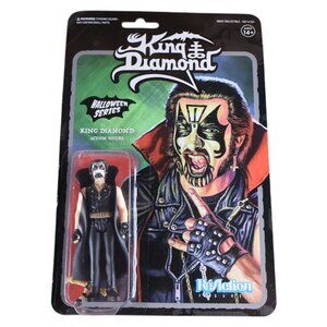 Super7 King Diamond ReAction Figure Halloween Series 3.75" Collectible Toy​